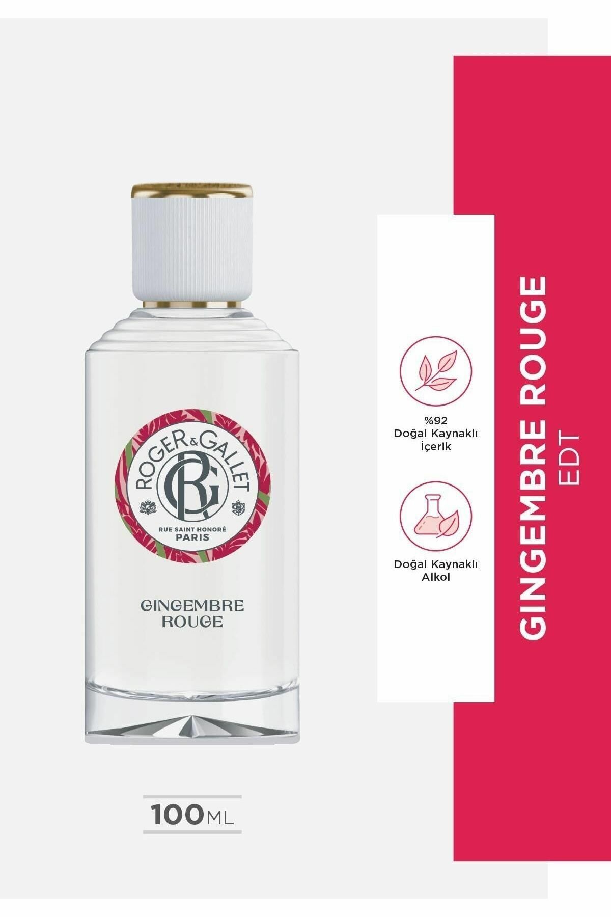 Roger&Gallet Gingembre Rouge Edt 100ml