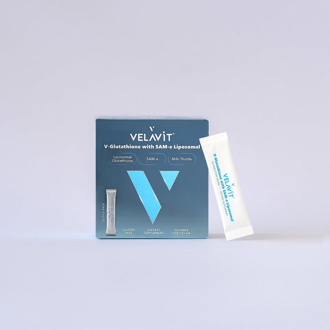V-Glutathione with SAM-e Liposomal-Glutatyon, silimarin içeren takviye edici gıda 30 saşe