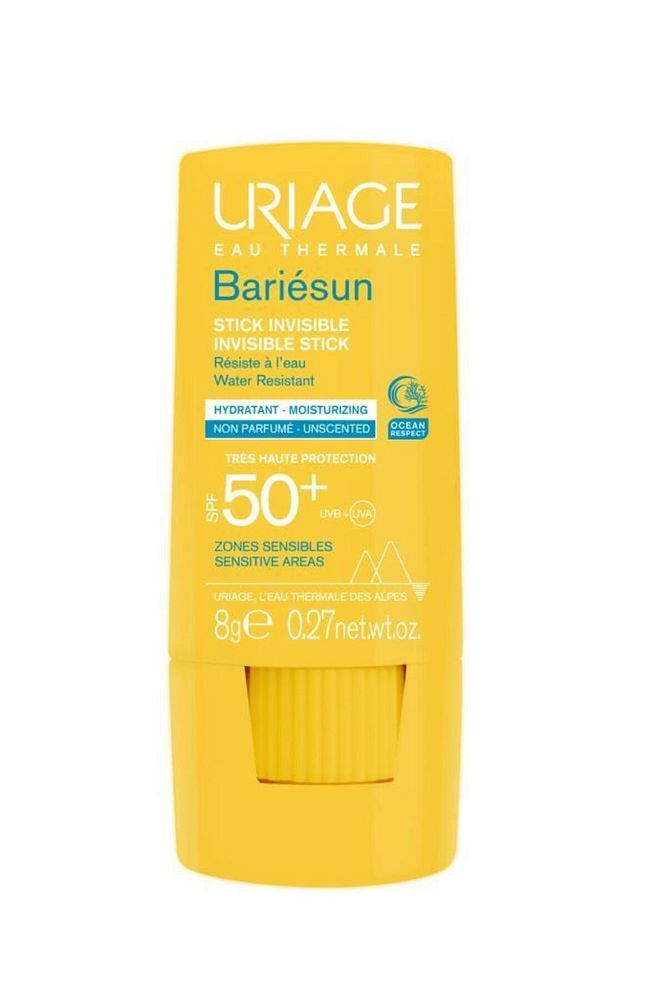 Bariesun Invisible Stick Unscented Sensitive Areas Spf50 8 gr
