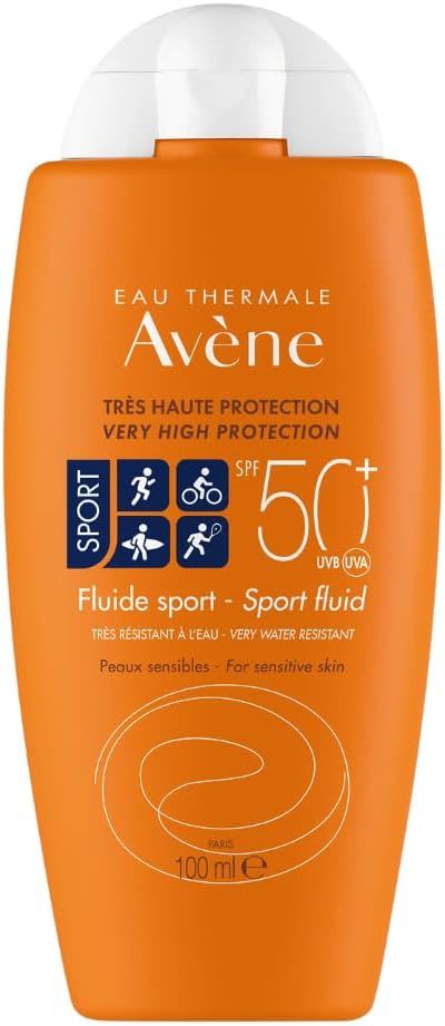 Avene Fluide Sport 50+ Faktör Hassas Ciltler İçin Renksiz Güneş Koruyucu Krem 100 ml
