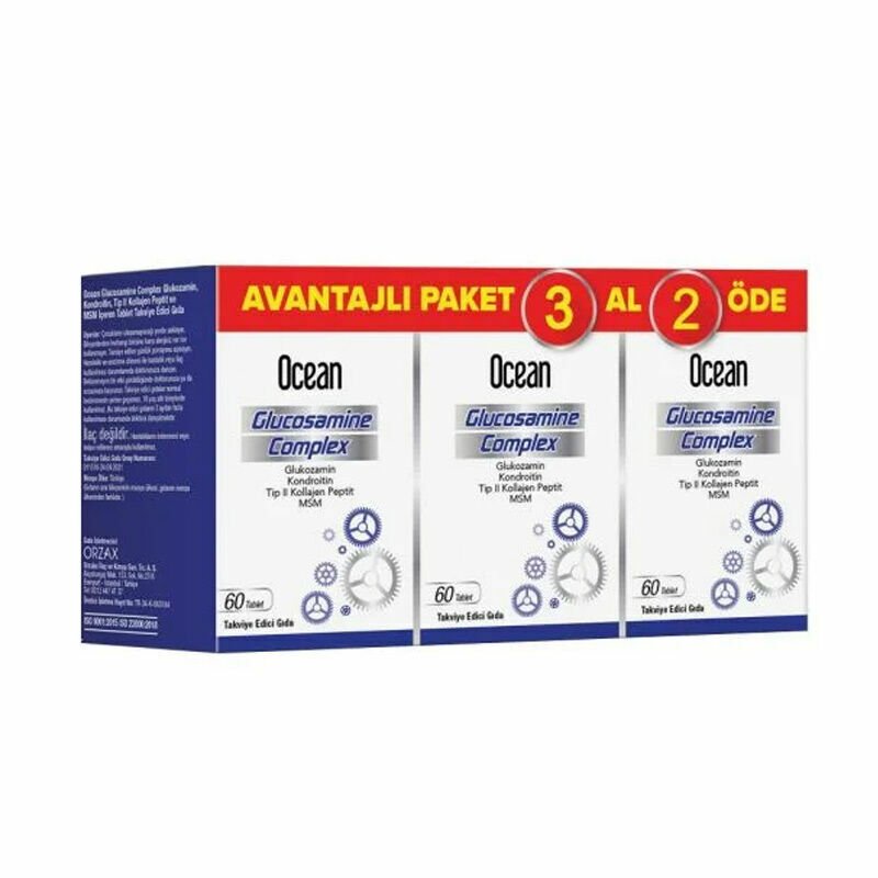 Ocean Glucosamine Complex Avantajlı Paket 3 Al 2 Öde