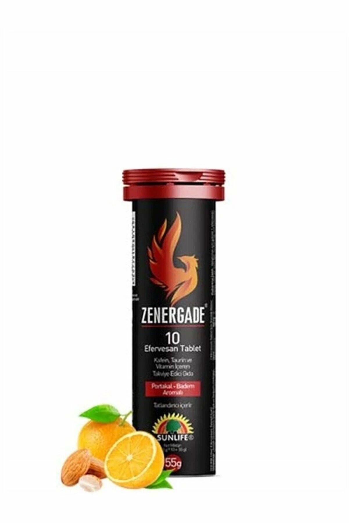 Zenergade 10 Efervesan Tablet Portakal – Badem Aromalı