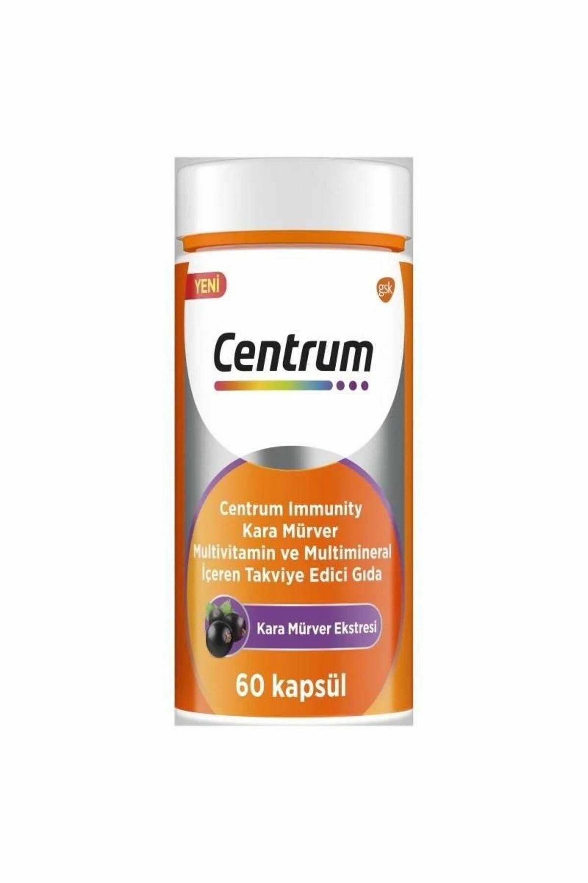 Immunity Kara Mürver Multivitamin ve Mineral 60 Kapsül