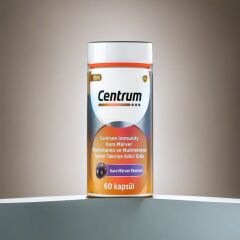 Centrum Immunity Kara Mürver Multivitamin ve Mineral 60 Kapsül