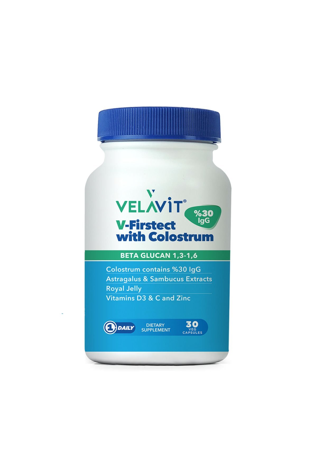 Velavit V-firstect With Colostrum Takviye Edici Gıda 30 Tablet
