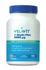 Velavit V-Biotin Plus 5000mcg 60 tablet