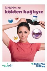 Velavit V-Biotin Plus 5000mcg 60 tablet