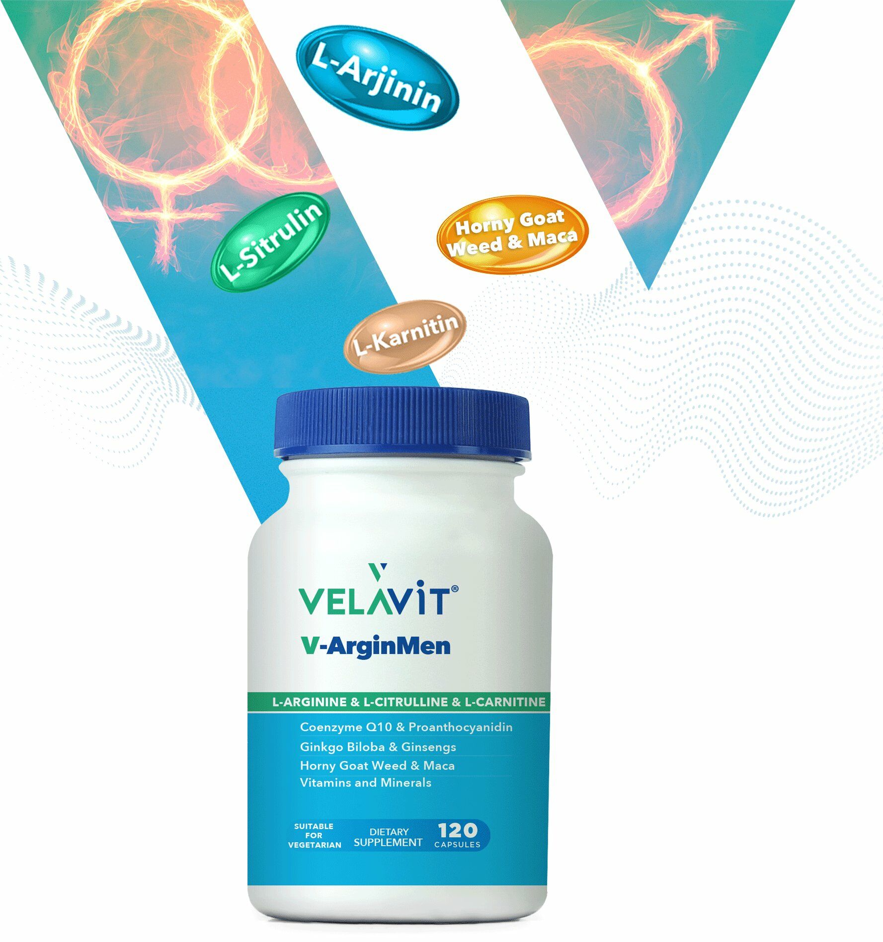 Velavit V-ArginMen  120 tablet