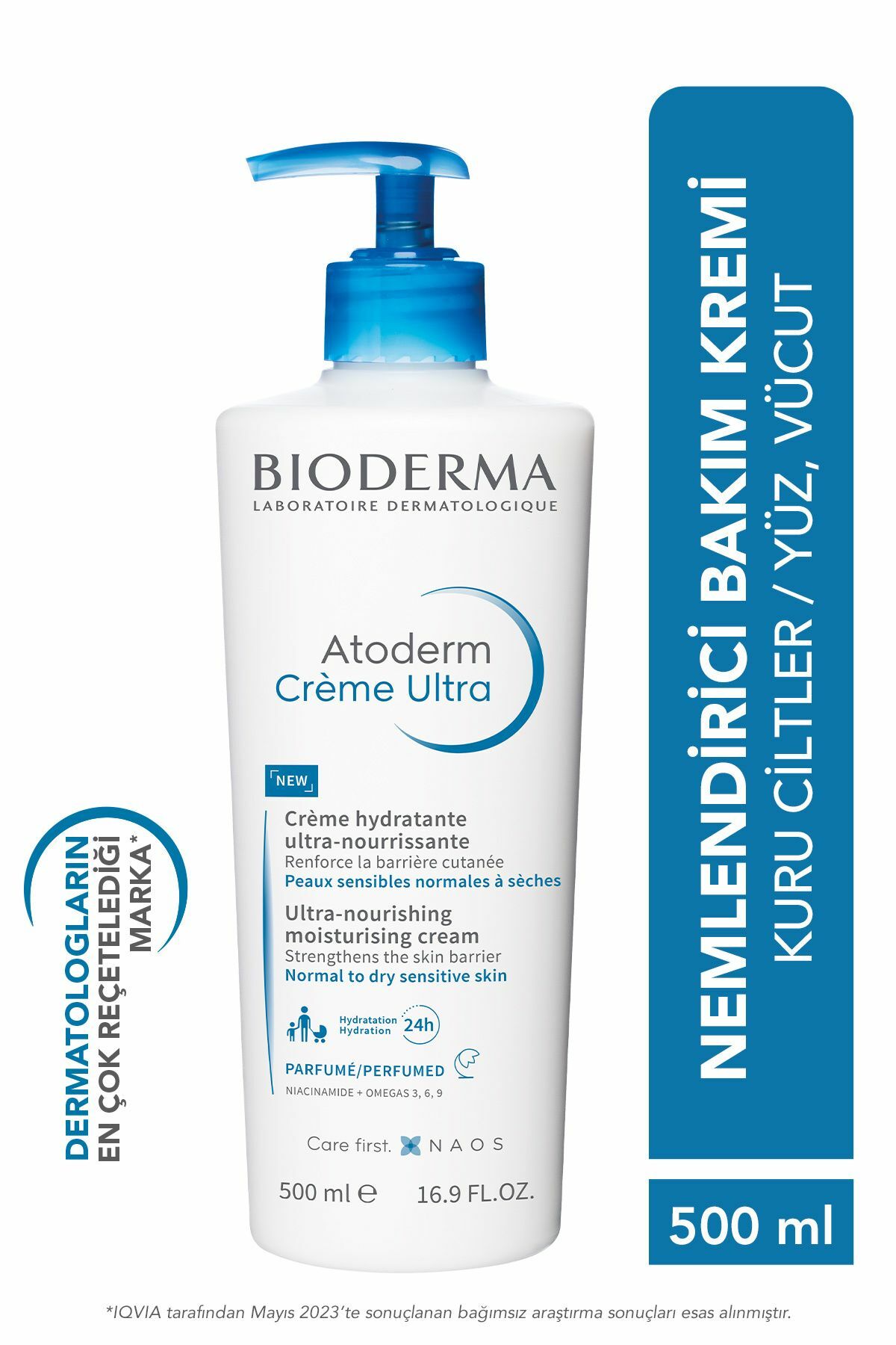 Bioderma Atoderm Cream Ultra Bakım Kremi 500 ml