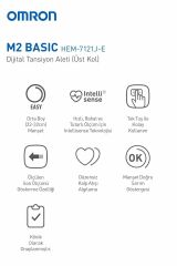 Omron M2 Basic 7121j-e Üst Koldan Ölçer Dijital Tansiyon Aleti