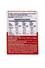Sorvagen Smart Kids Sitikolin Dha Omega 3 B12 60 Kapsül