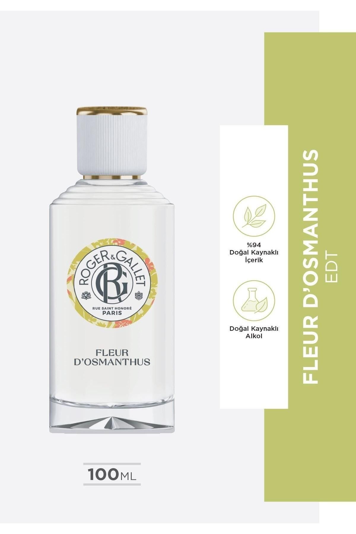 Roger&Gallet Fleur D’Osmanthus Edt 100 ml.