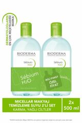 Bioderma Sebium H2O 500 ml X 2 Adet