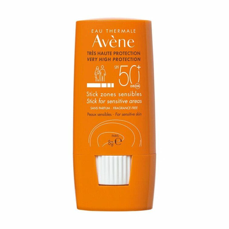 Avene 50+ Faktör Nemlendirici Hassas Ciltler İçin Renksiz Hassas Bölgeler Güneş Koruyucu Stick 8 gr