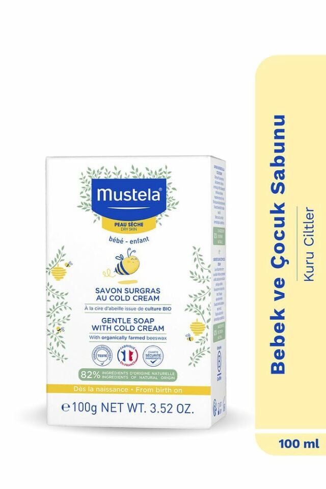 Cold Cream ve Organik Balmumu İçeren Bebek Sabunu 100gr