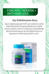 Forcapil® Keratin + Anti-hair Loss – Saç Dökülmesine Karşı Takviye Edici Gıda - 60 Kapsül
