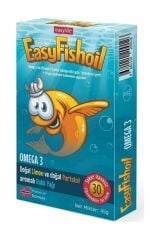 EasyFishOil Portakal Aromalı 30 Çiğneme Tablet