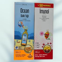 Ocean Balık Yağı 150 ml + İmunol Şurup 150 ml