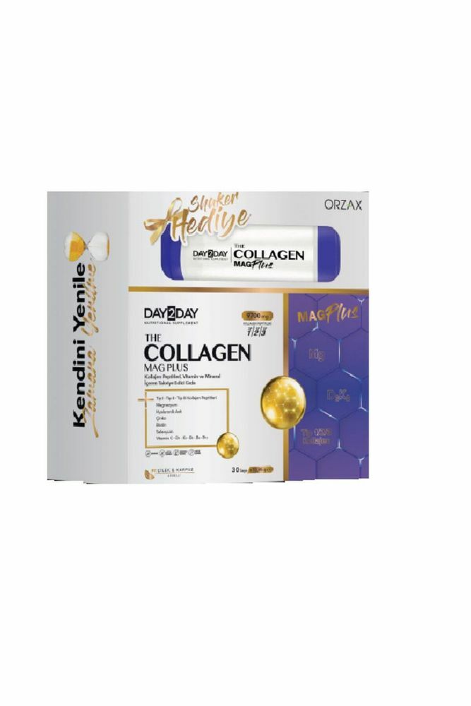 Day2Day The Collagen Mag Plus 30 Saşe Shaker Hediye